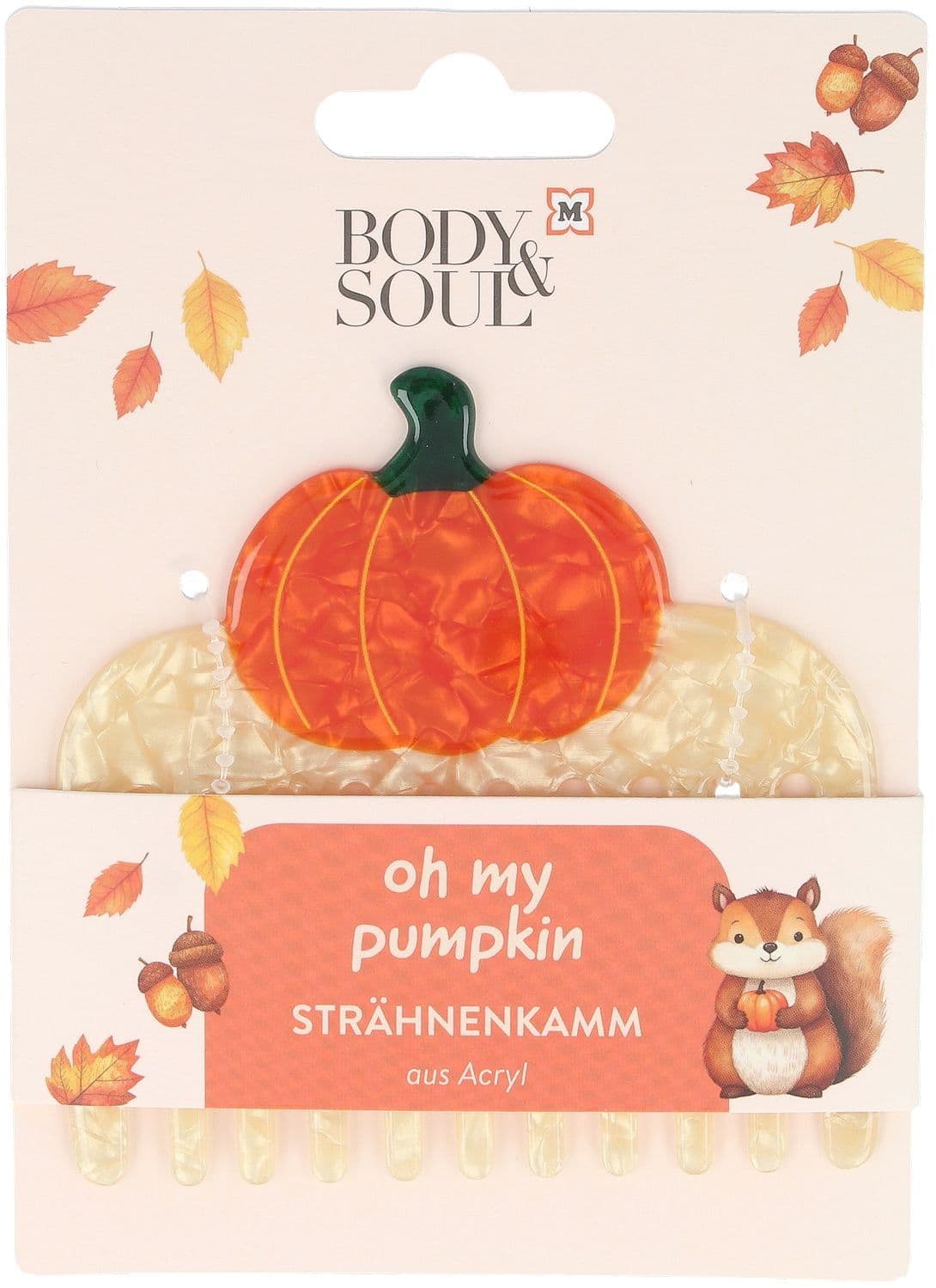 BODY&SOUL Strähnenkamm Oh my Pumpkin