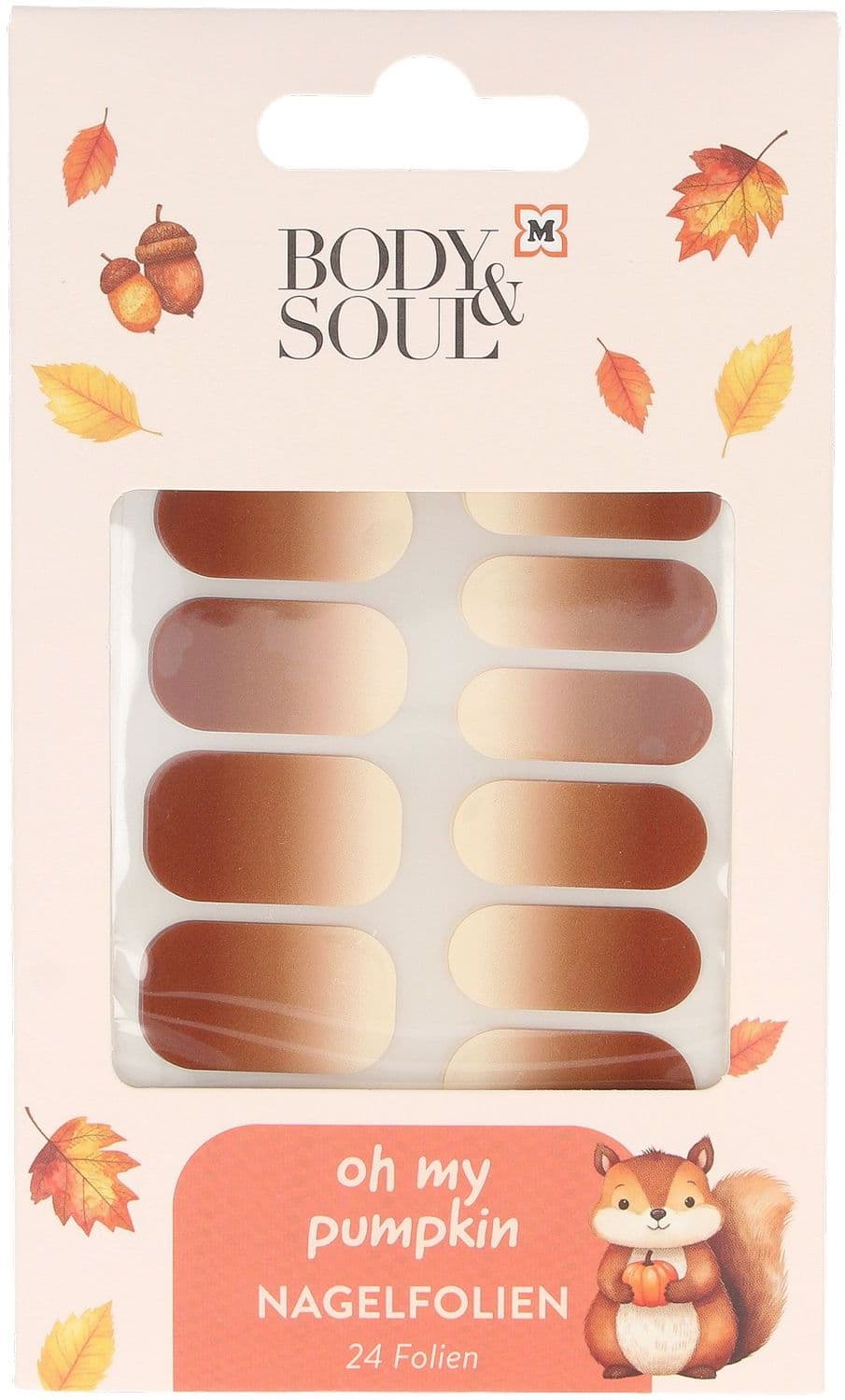BODY&SOUL Nagelfolien Oh my Pumpkin