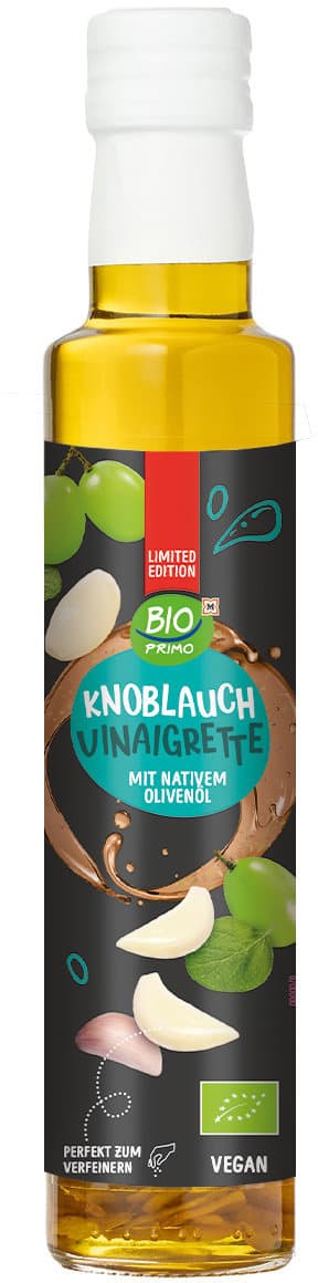 BIO PRIMO Bio Vinaigrette mit Knoblauch