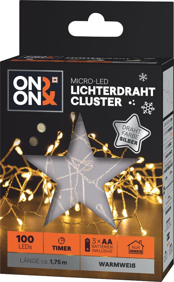 ON&ON Micro-LED-Lichterdraht Cluster