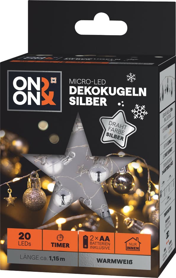 ON&ON Micro-LED-Dekokugeln