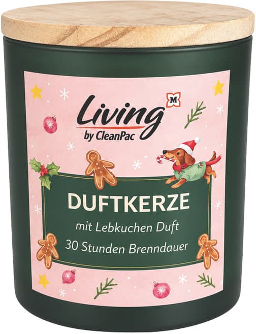 Living by CleanPac Kerze im Glas Ginger Lovely Christmas