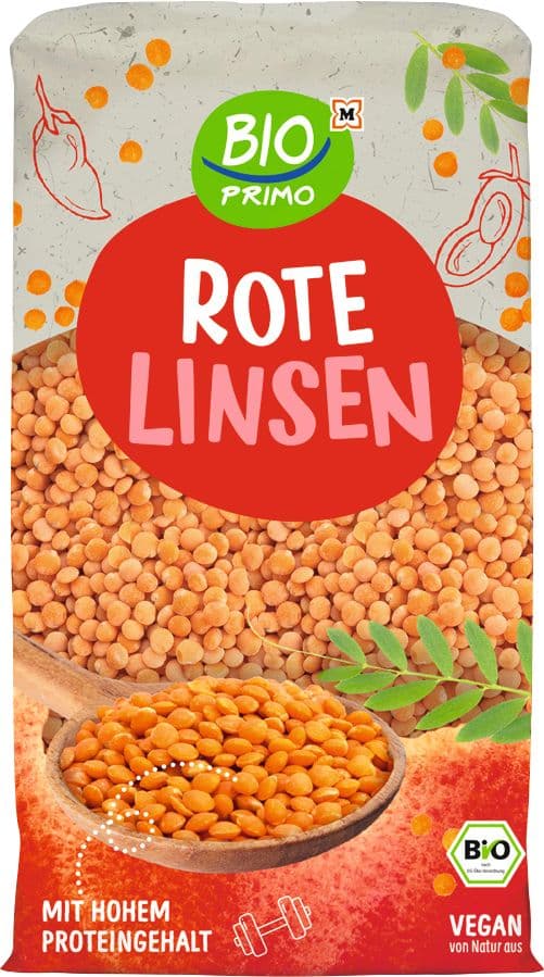BIO PRIMO Bio Rote Linsen