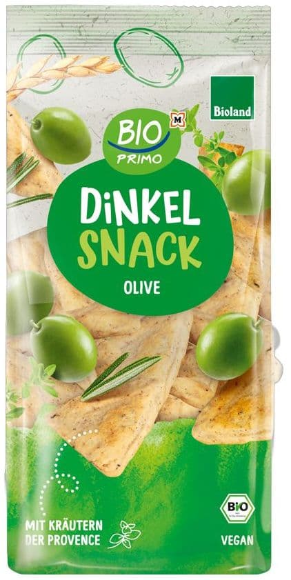 BIO PRIMO Bioland-Dinkel Snack Olive
