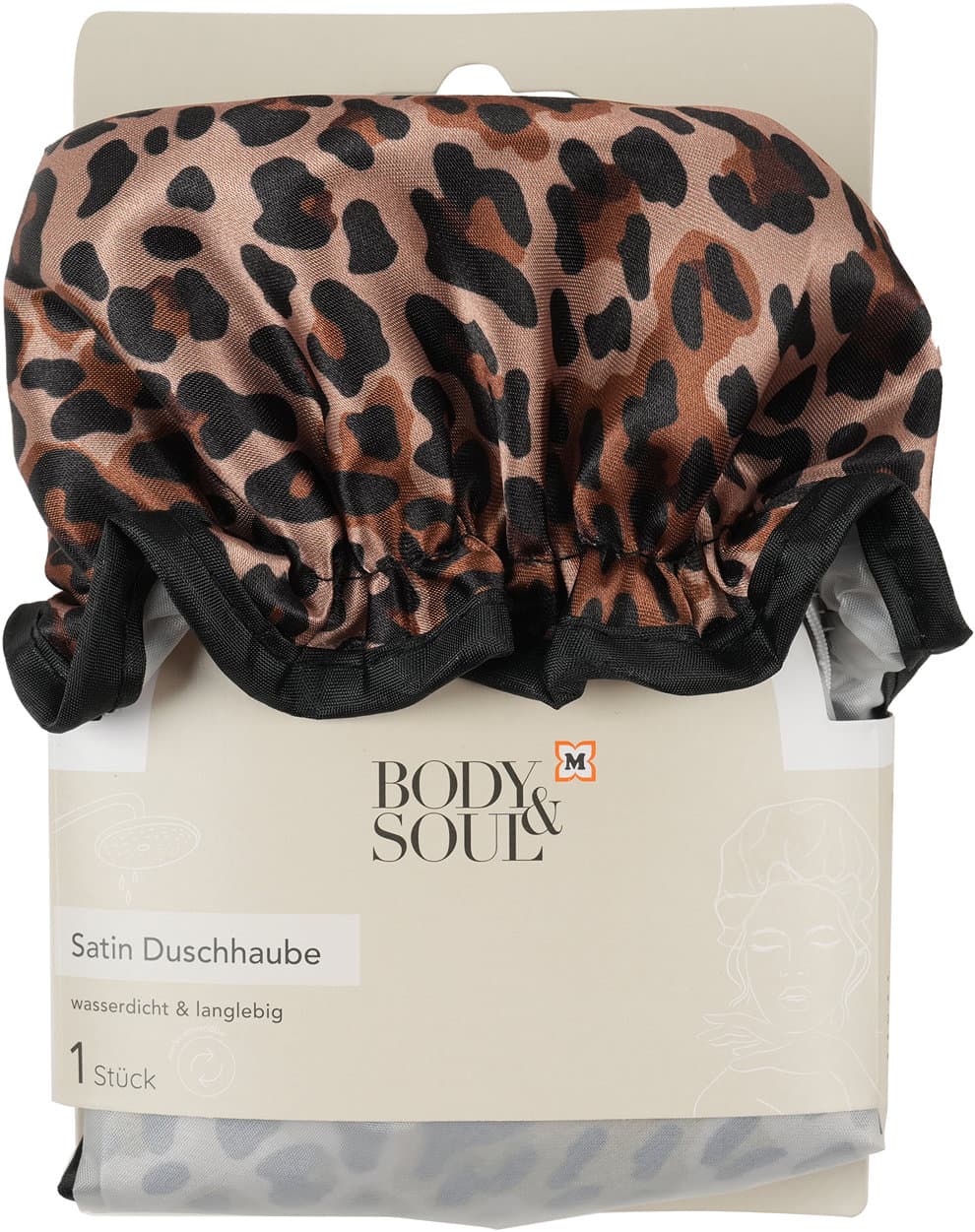 BODY&SOUL Satin Duschhaube 