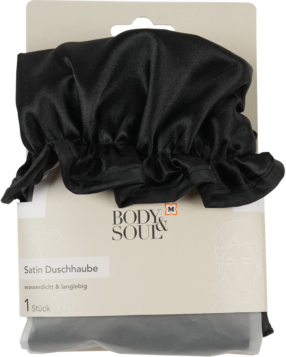 BODY&SOUL Satin Duschhaube 