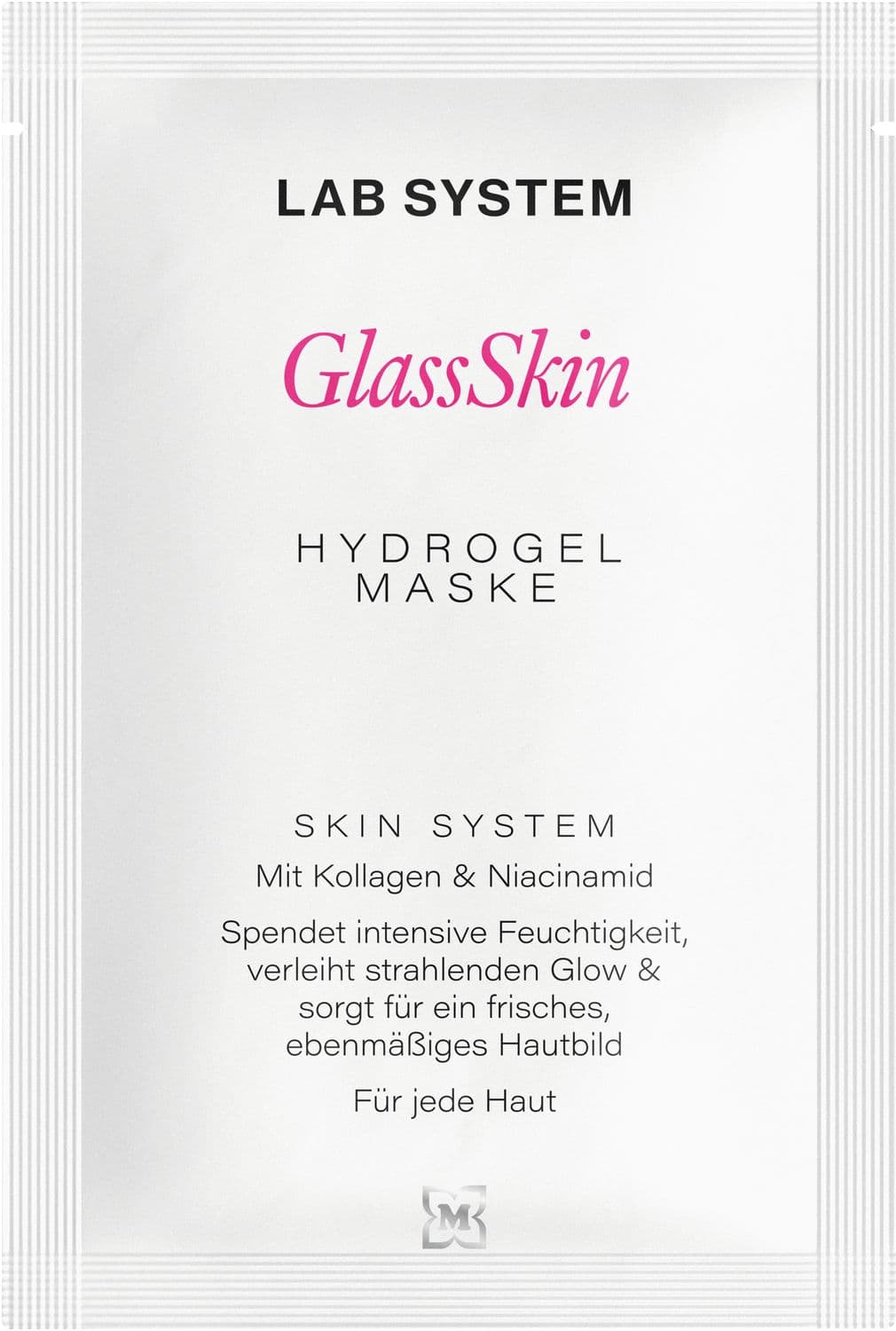 LAB SYSTEM Glass Skin Hydrogel Maske