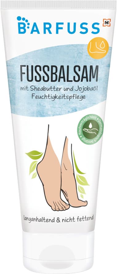 BARFUSS Fußbalsam mit Sheabutter und Jojobaöl