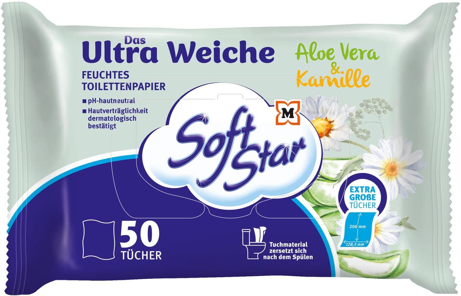 SoftStar Feuchtes Toilettenpapier Ultra weich
