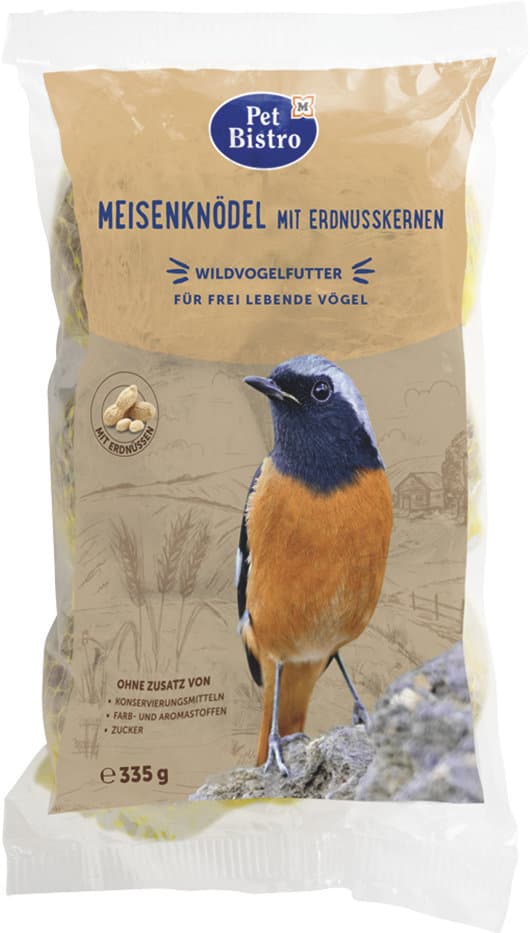 Pet Bistro Wildvogelfutter Meisenknödel mit Erdnusskernen