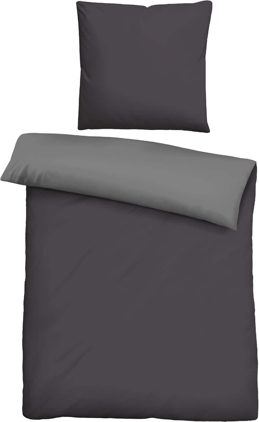 biberna Linon Bettwäsche 80x80cm, 135x200cm