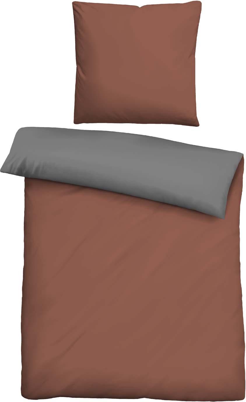 biberna Linon Bettwäsche 80x80cm, 135x200cm