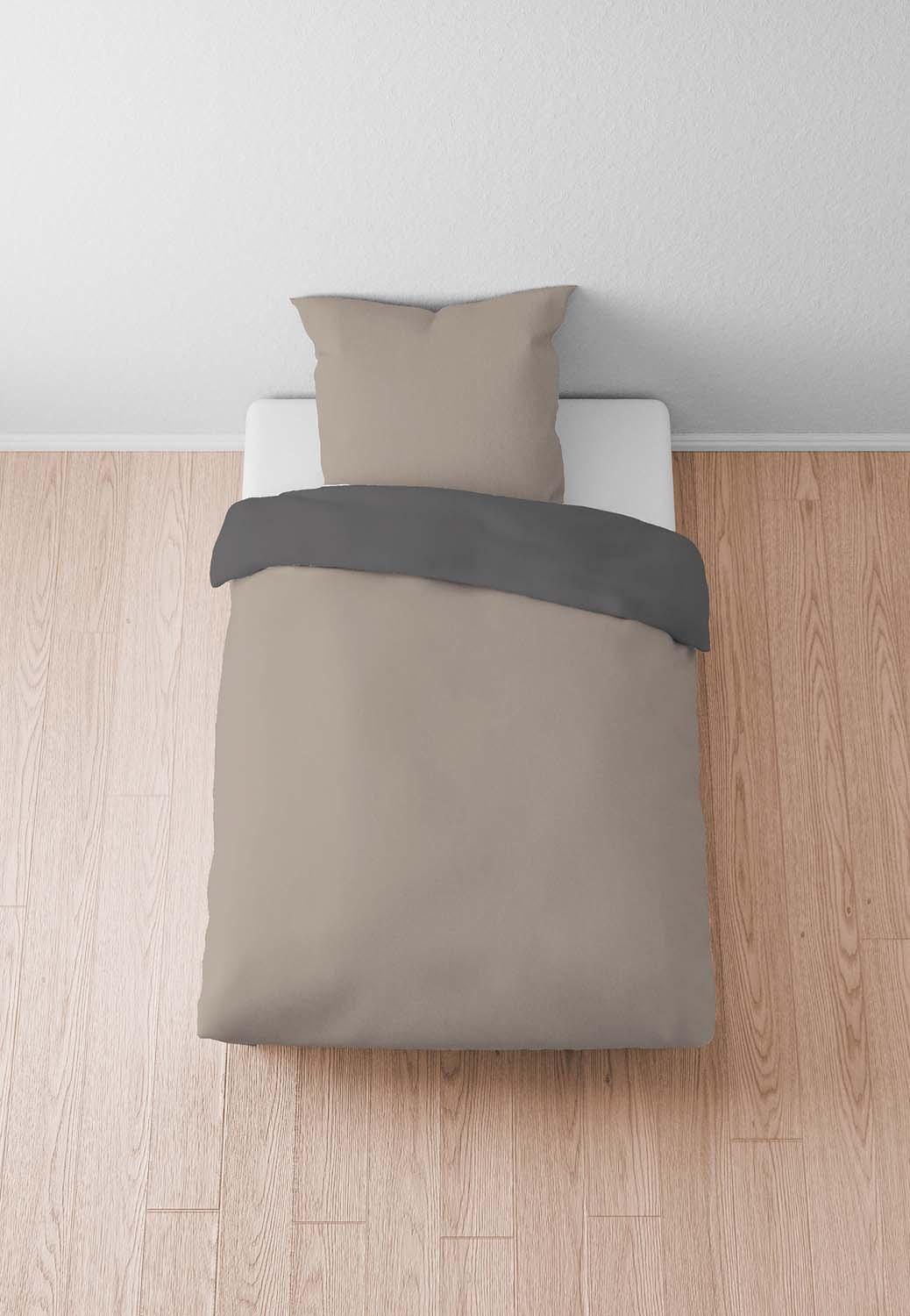Produktbild biberna Linon Bettwäsche 80x80cm, 135x200cm 5 von 6