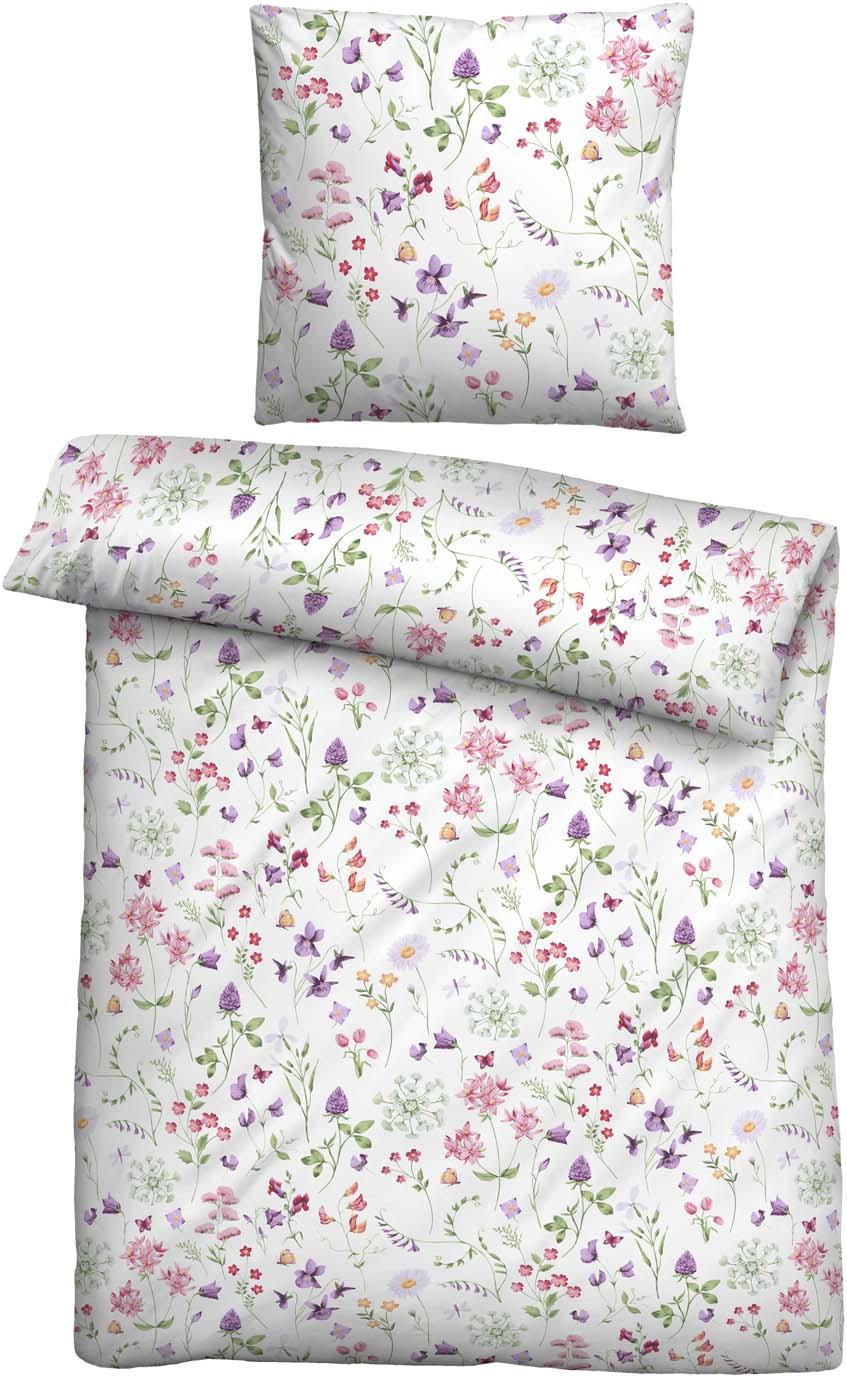 biberna Linon Bettwäsche 80x80cm, 135x200cm