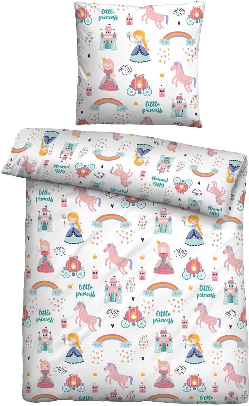 biberna Feinbiber Bettwäsche 80x80cm, 135x200cm