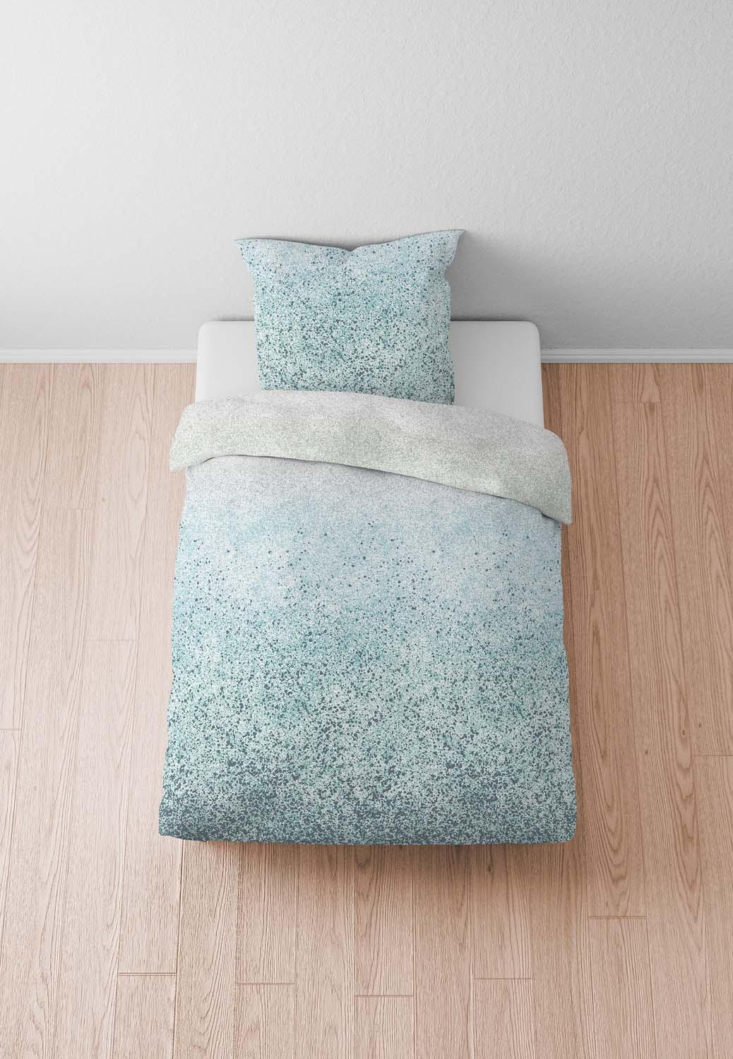 Produktbild biberna Mako-Baumwoll-Satin Bettwäsche 80x80cm, 135x200cm 4 von 5