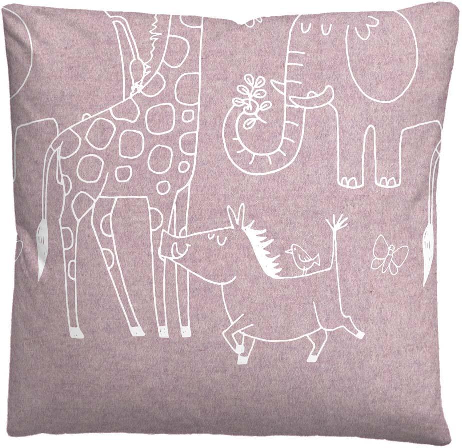 Produktbild biberna Melange Flanell Bettwäsche 70x90cm, 140x200cm 4 von 6