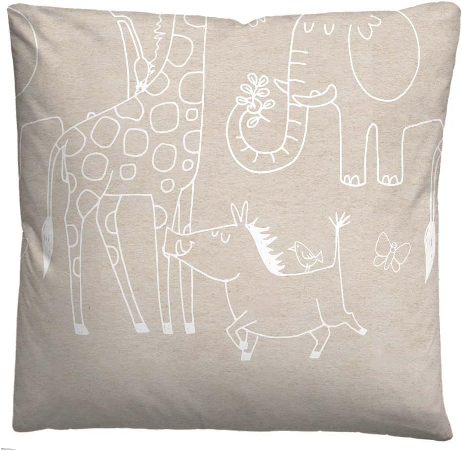 Produktbild biberna Melange Flanell Kinderbettwäsche 70x90cm, 140x200cm 3 von 8