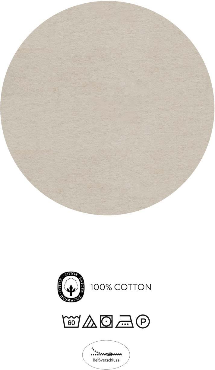 Produktbild biberna Melange Flanell Kinderbettwäsche 70x90cm, 140x200cm 4 von 8