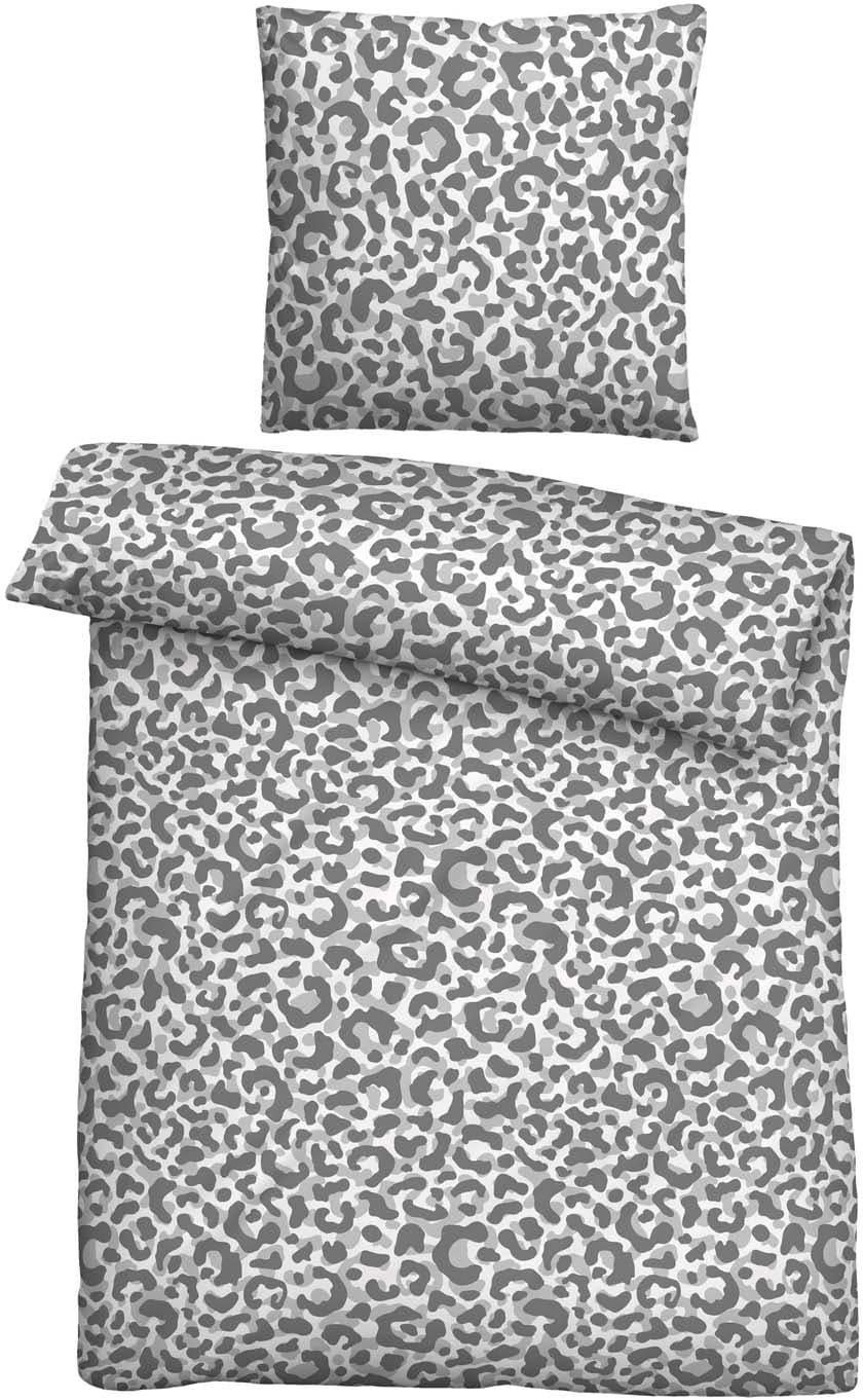 Castell Baumwoll Seersucker Bettwäsche Leo 80x80cm, 135x200cm