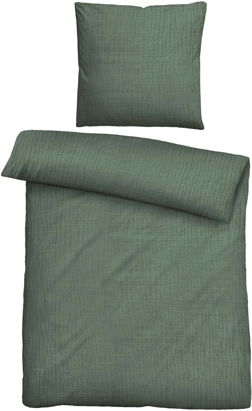 biberna Musselin Bettwäsche 80x80cm, 135x200cm