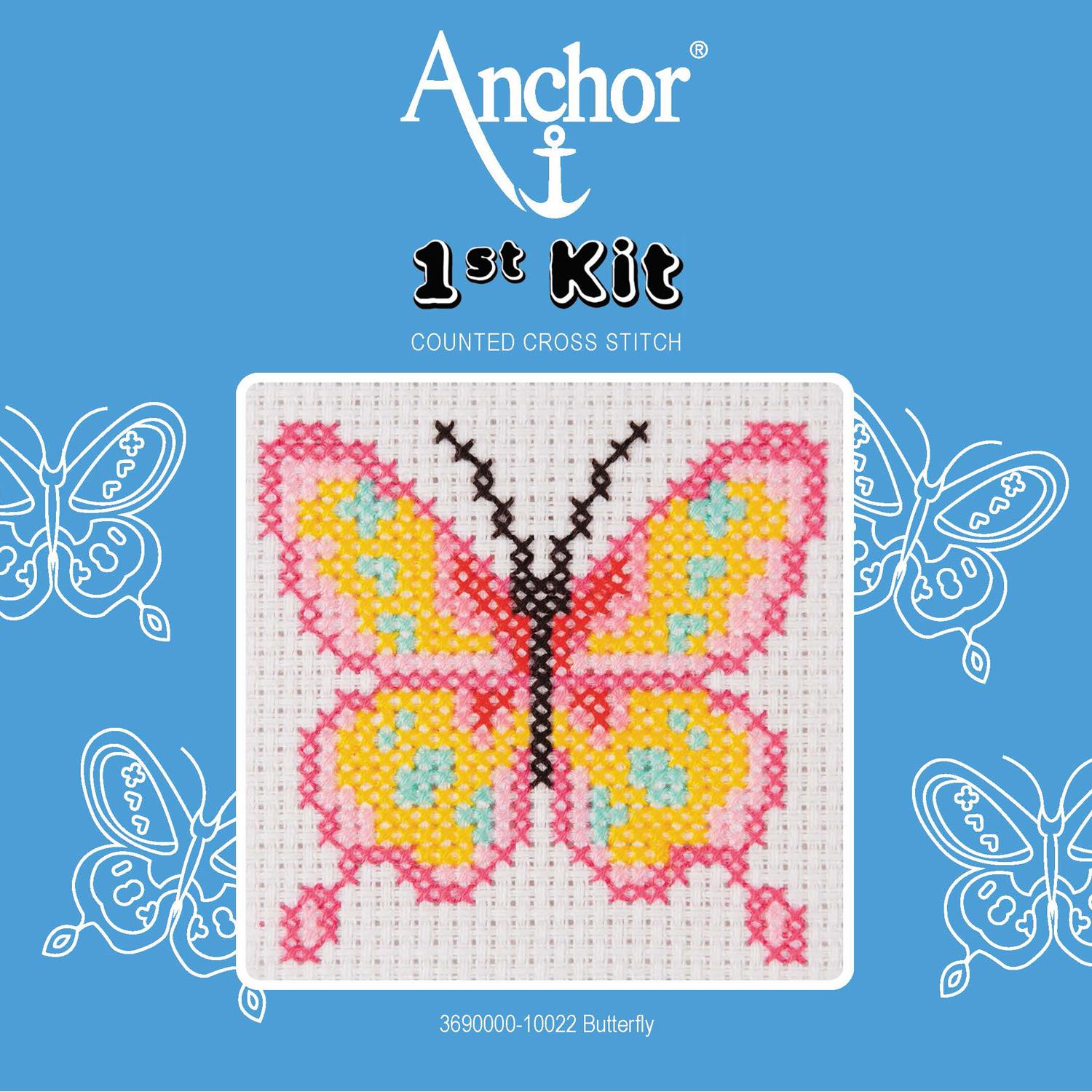 Anchor Stickset 1st Kit - Schmetterling