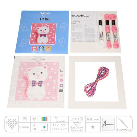 Produktbild Anchor Stickset 1st Kit - Cute Kitty 2 von 2