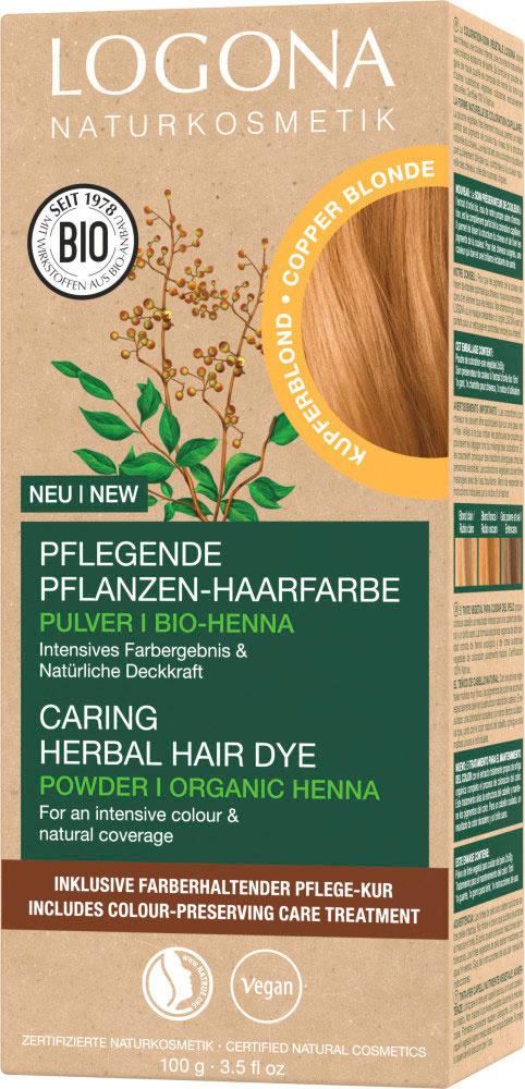 LOGONA Pflegende Pflanzen-Haarfarbe Pulver