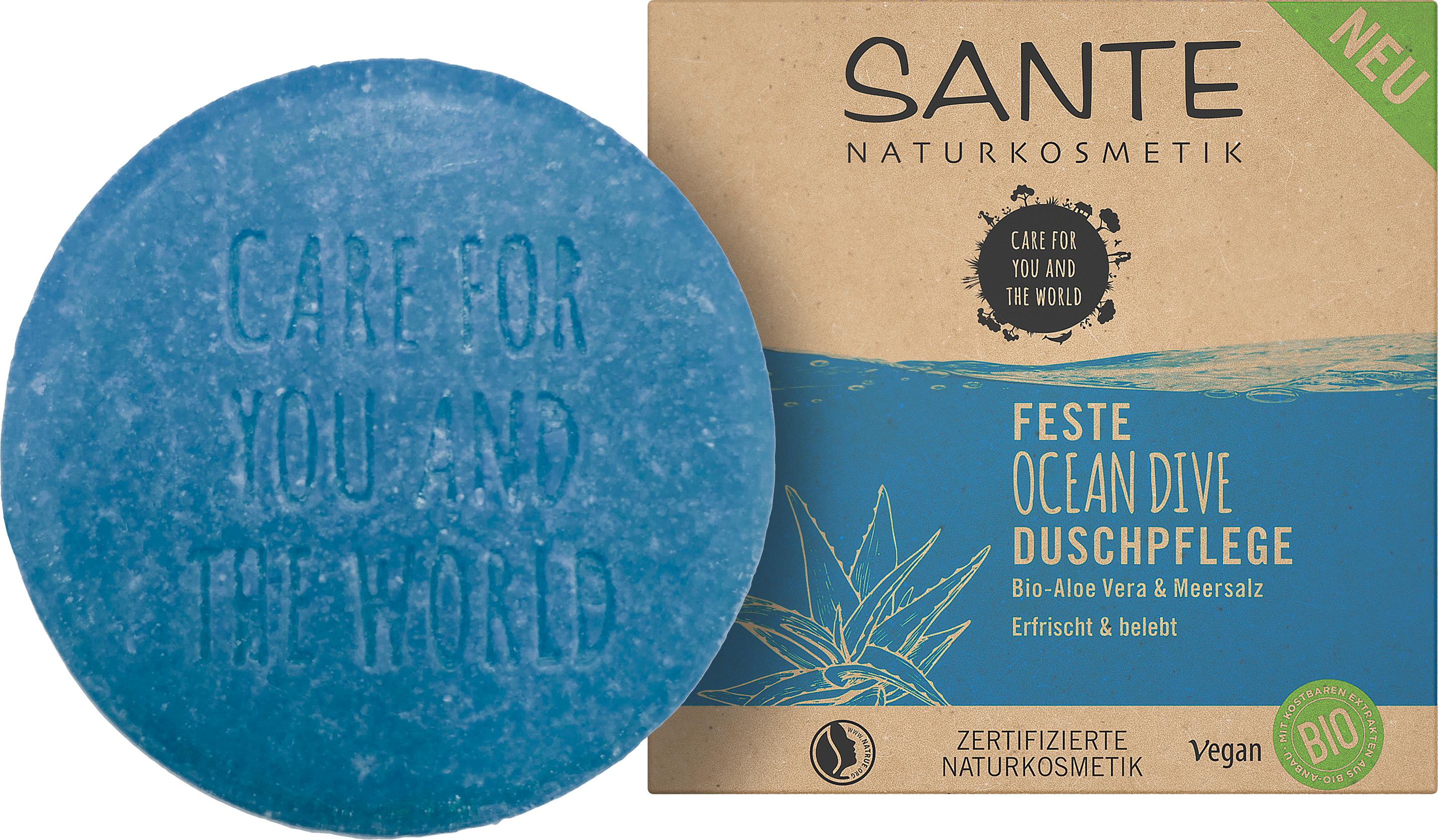Produktbild SANTE Feste OCEAN DIVE Duschpflege Bio-Aloe Vera&Meersalz 3 von 5