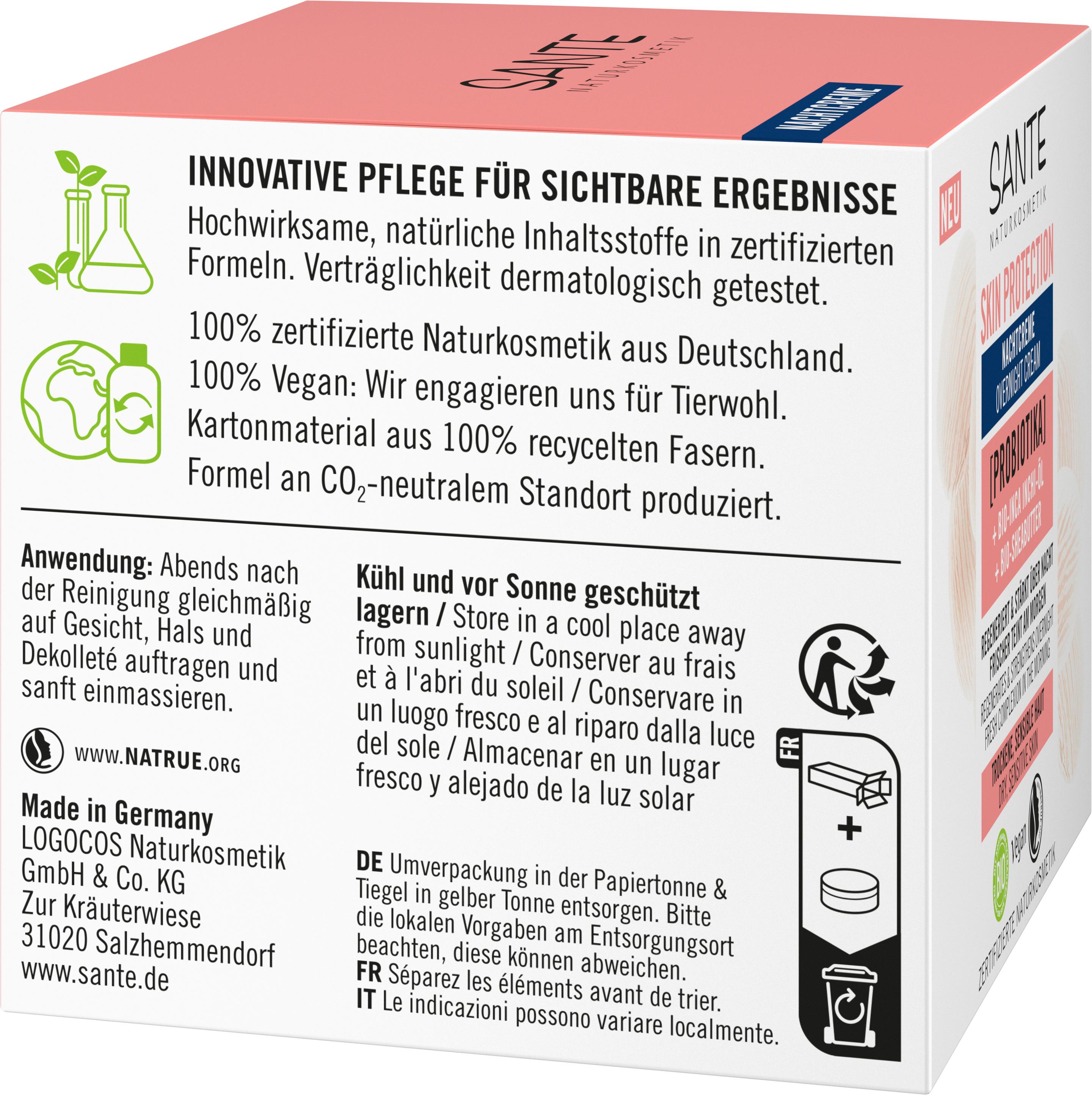 Produktbild SANTE Skin Protection Nachtcreme 3 von 5