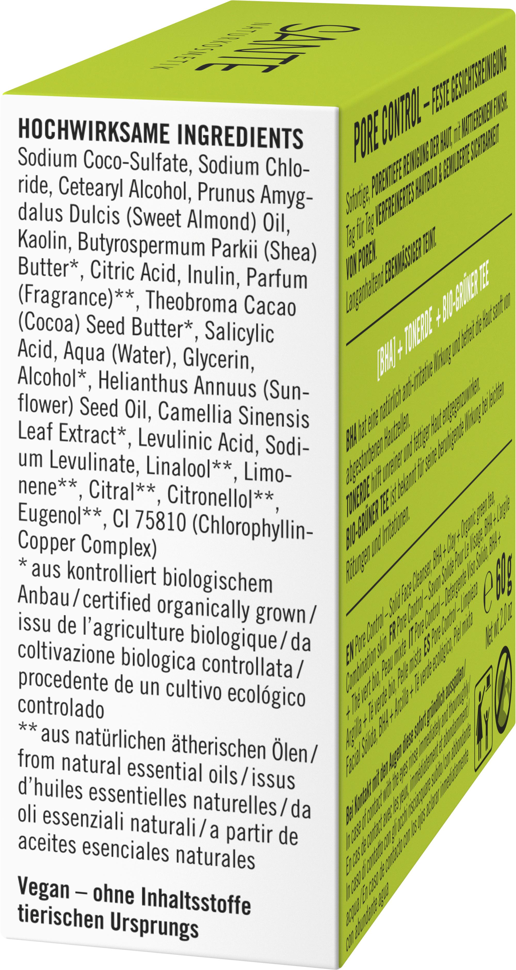 Produktbild SANTE Pore Control Gesichtsreinigung Fest 3 von 5