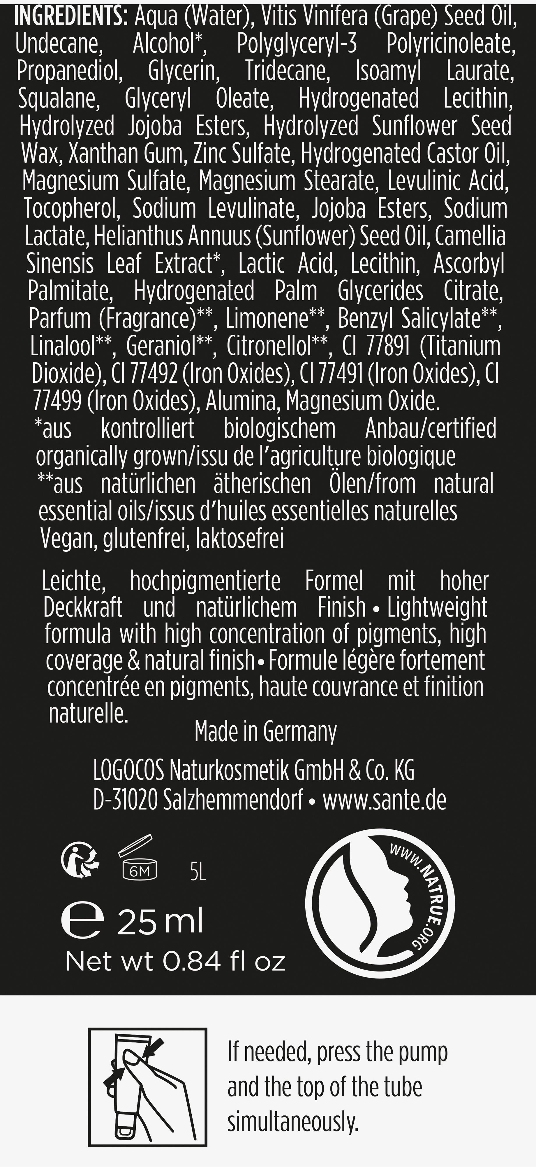 Produktbild SANTE High Coverage Foundation 2 von 4