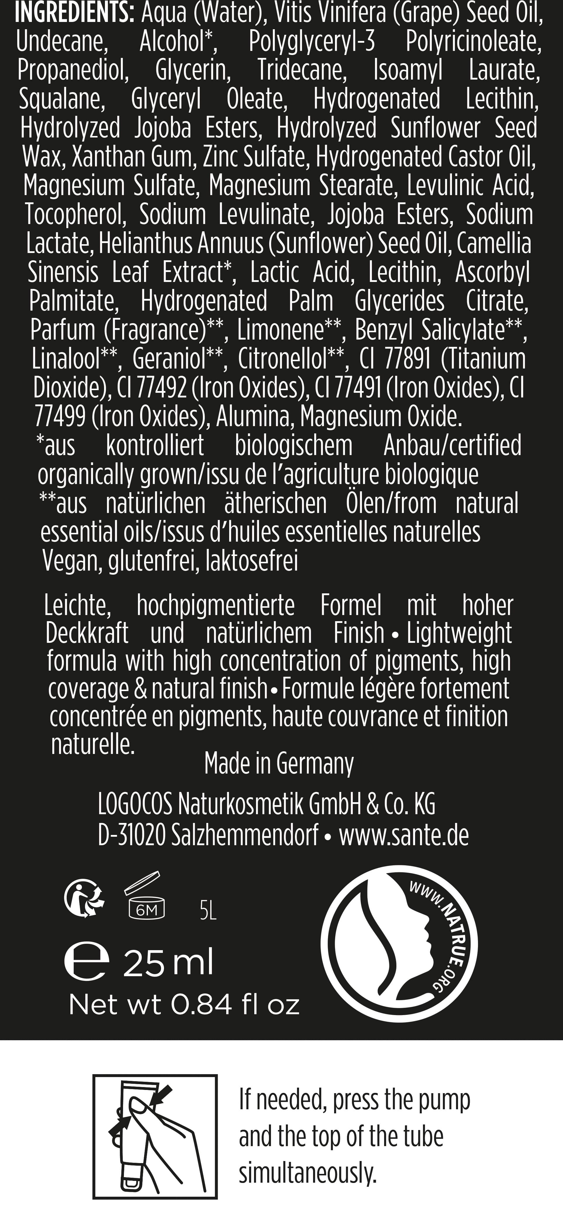 Produktbild SANTE High Coverage Foundation 2 von 4
