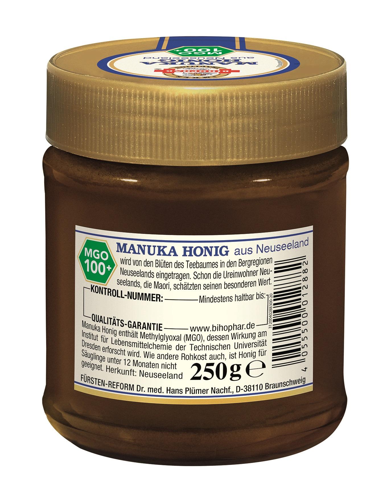 Produktbild BIHOPHAR Manuka Honig MGO 100+ 2 von 2