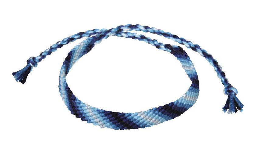 Produktbild rayher BAUMWOLLGARN STITCH&KNOT BLAU 5 FARBEN JE 10M 53564379 2 von 2