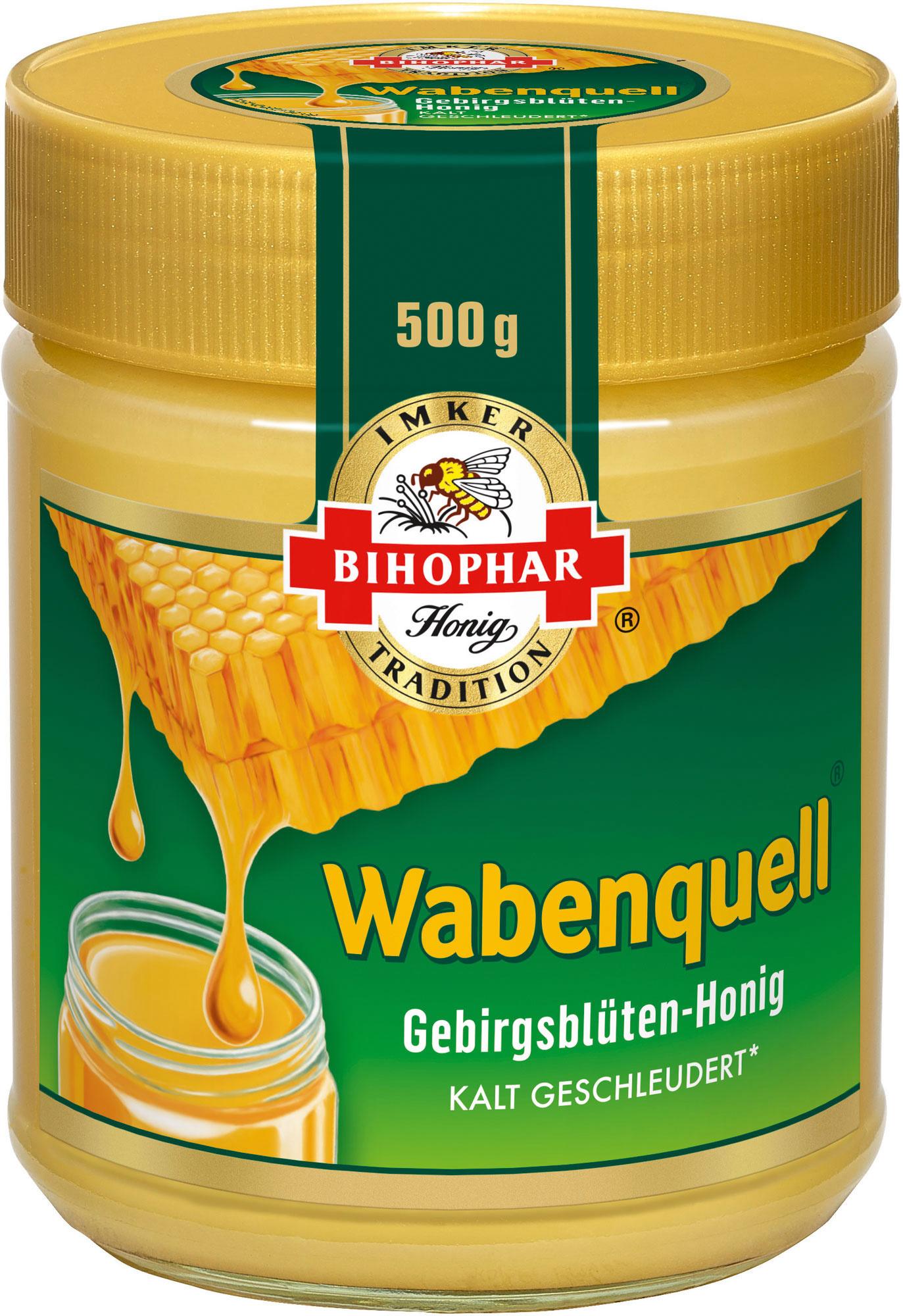 BIHOPHAR Wabenquell Gebirgsblüten-Honig