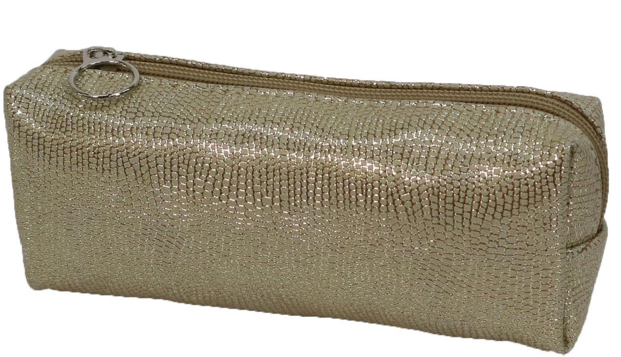 Kosmetiktasche creme / gold