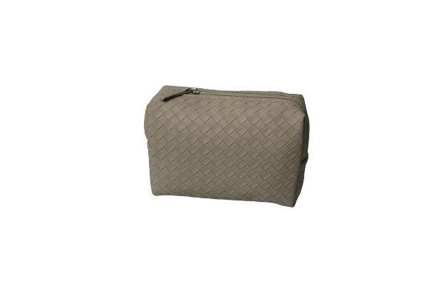 KANIA Kosmetiktasche Boxform Grau
