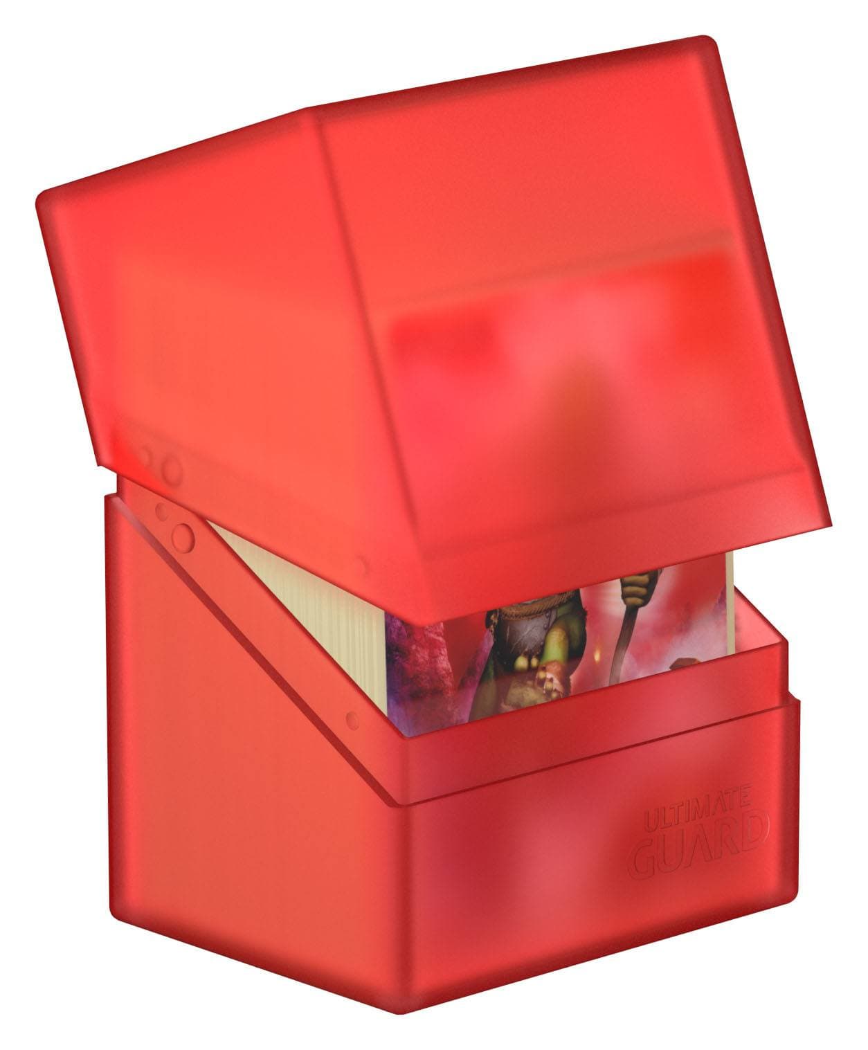 Produktbild Ultimate Guard Boulder Deck Case 80+ Standardgröße Ruby, Kartenboxen Ultimate Guard 2 von 8