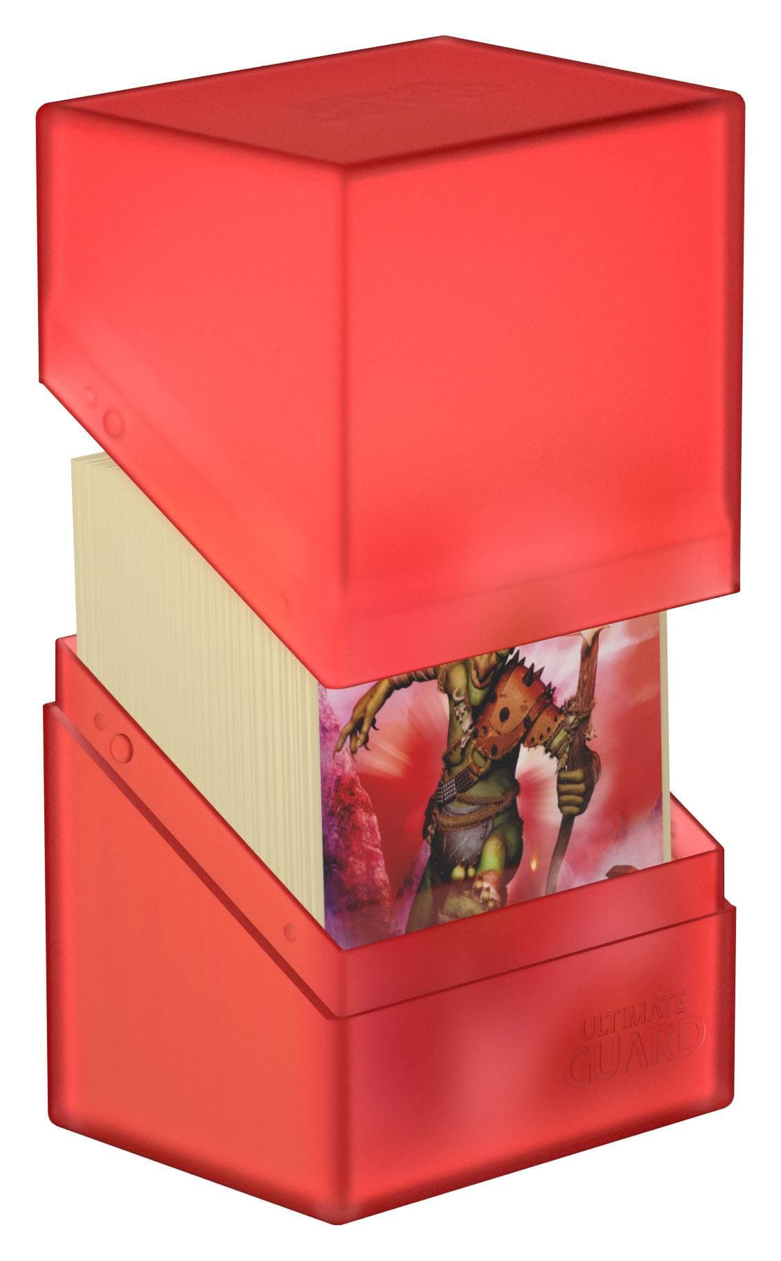 Produktbild Ultimate Guard Boulder Deck Case 80+ Standardgröße Ruby, Kartenboxen Ultimate Guard 3 von 8