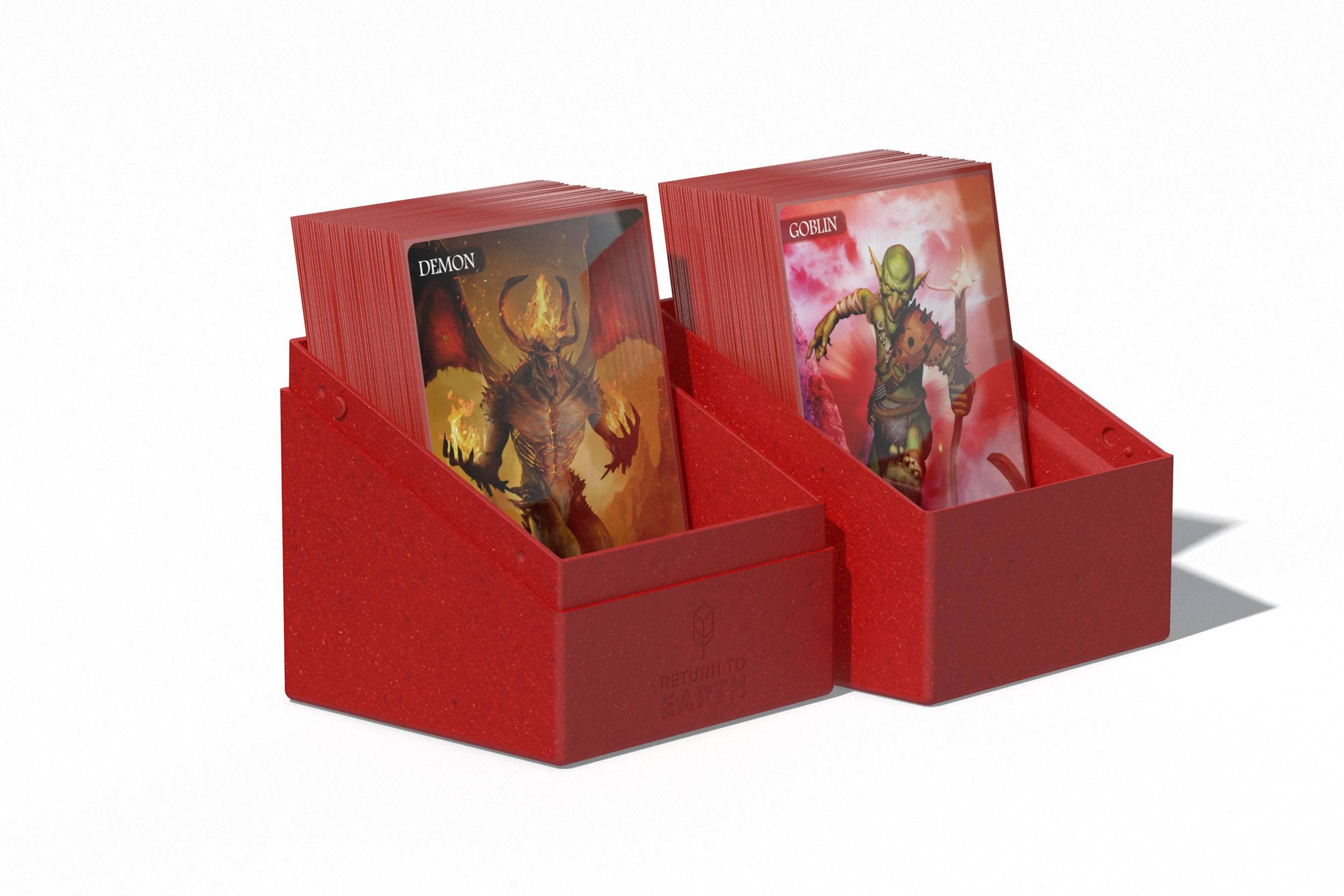 Produktbild Ultimate Guard Return To Earth Boulder Deck Case 100+ Standardgröße Rot 11 von 12