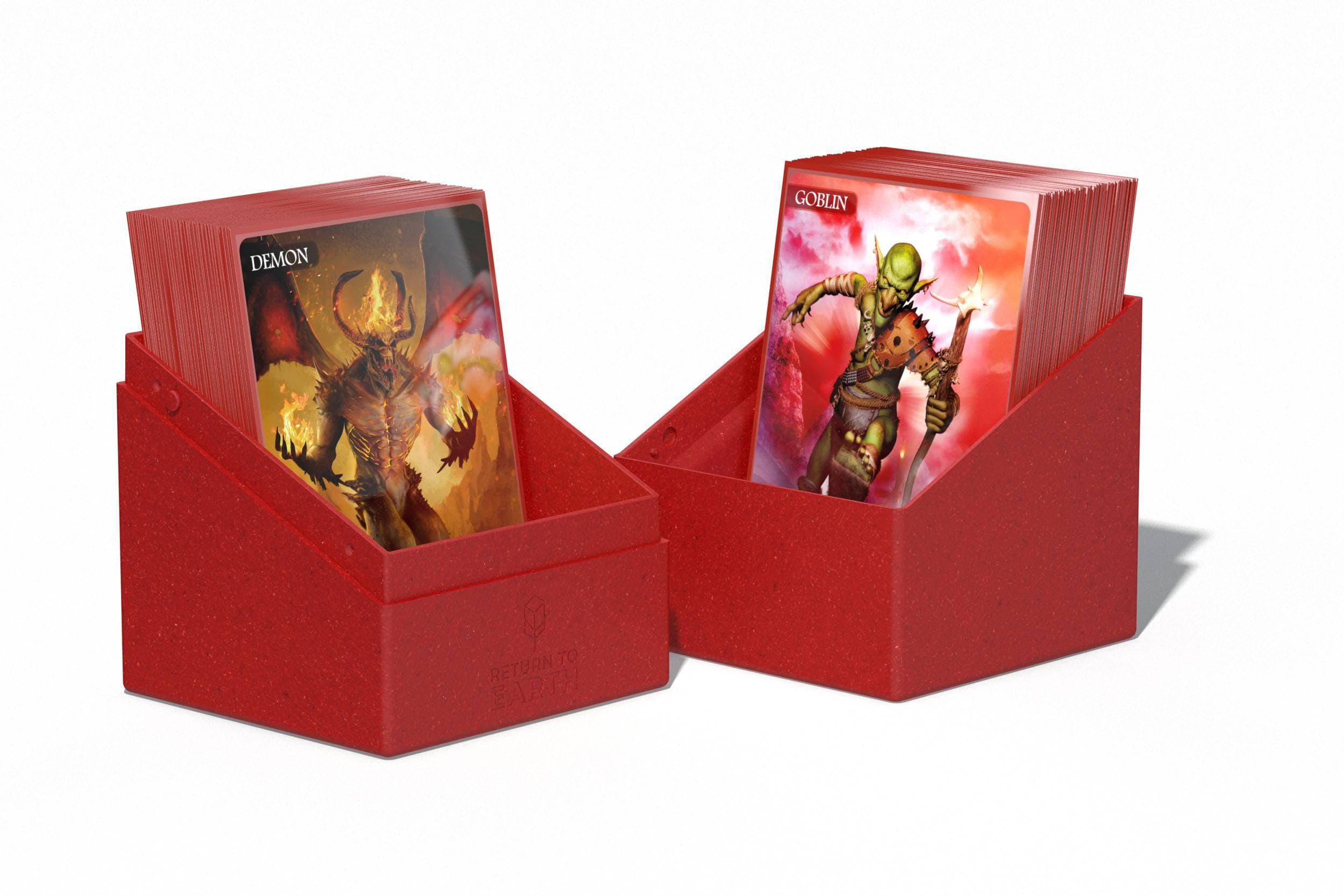 Produktbild Ultimate Guard Return To Earth Boulder Deck Case 100+ Standardgröße Rot 8 von 12