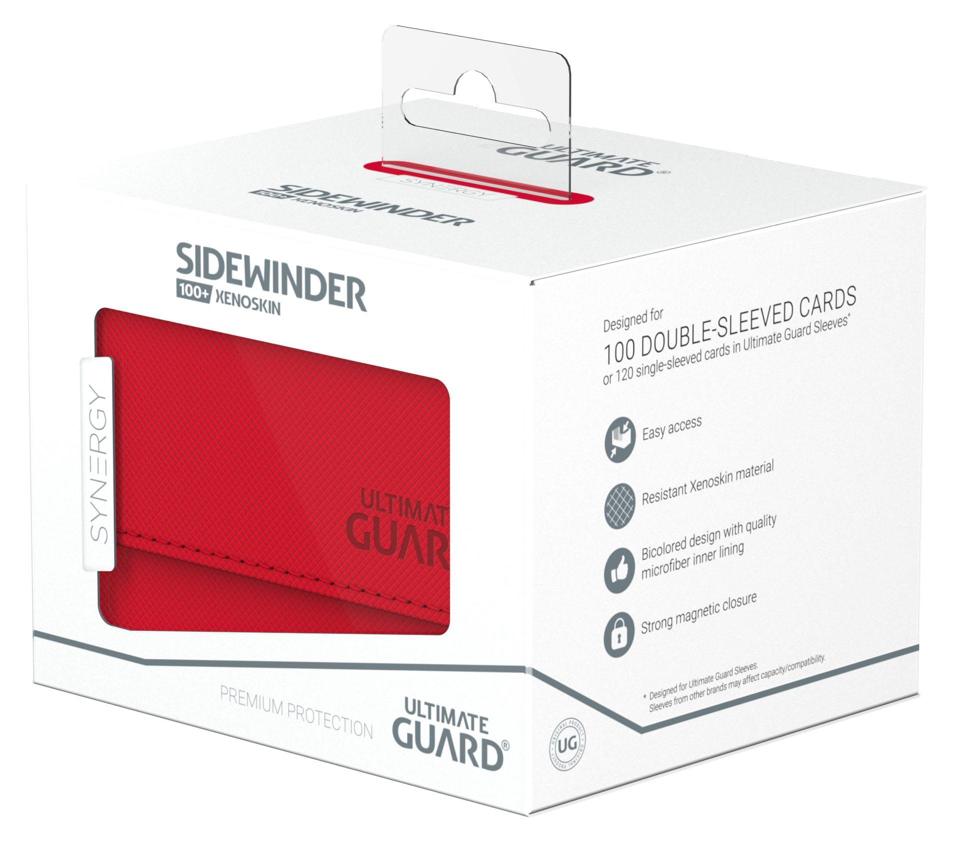 Produktbild Ultimate Guard Sidewinder 100+ XenoSkin SYNERGY Rot/Weiß 3 von 7