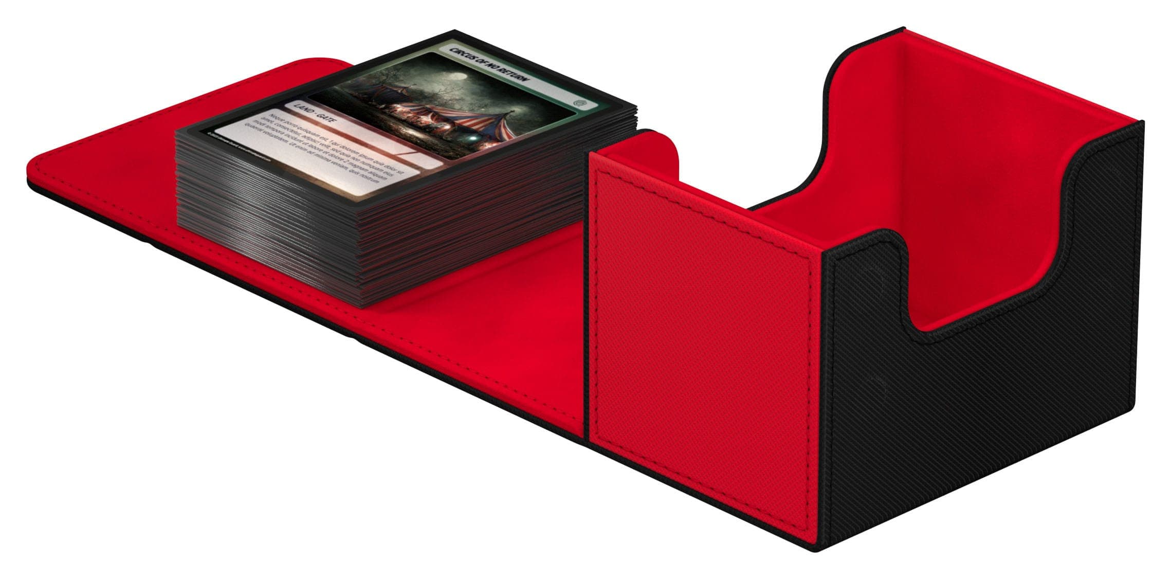 Produktbild Ultimate Guard Sidewinder 100+ XenoSkin SYNERGY Schwarz/Rot 7 von 7