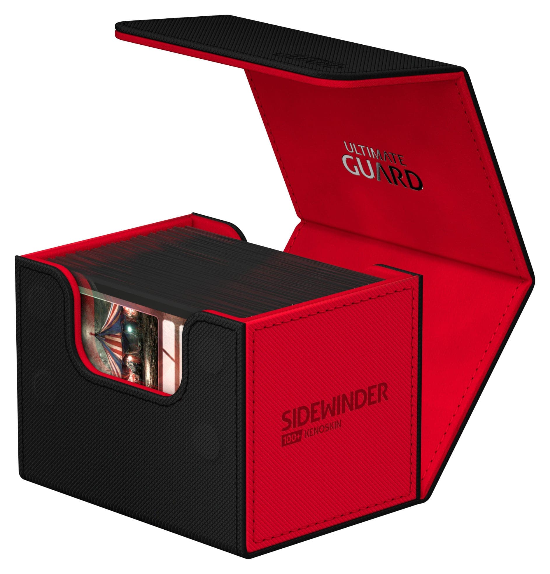 Produktbild Ultimate Guard Sidewinder 100+ XenoSkin SYNERGY Schwarz/Rot 5 von 7