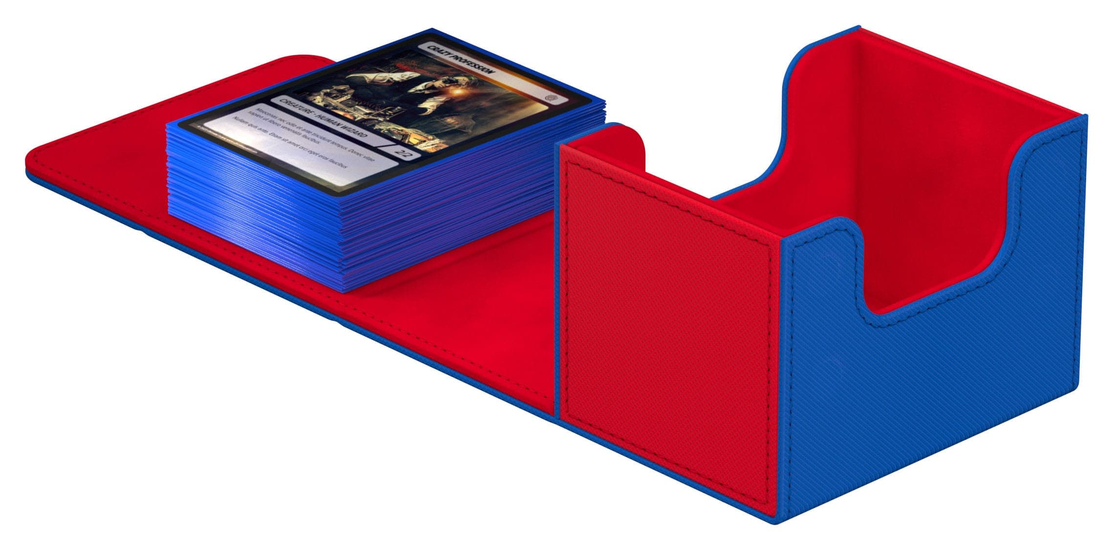Produktbild Ultimate Guard Sidewinder 100+ XenoSkin SYNERGY Blau/Rot 2 von 7