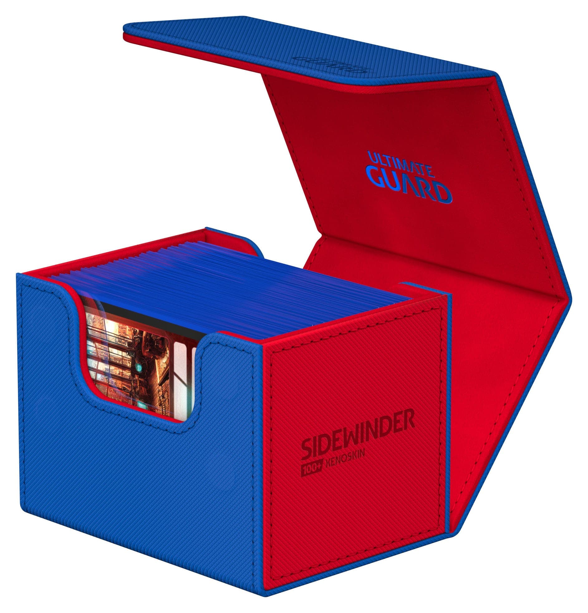Produktbild Ultimate Guard Sidewinder 100+ XenoSkin SYNERGY Blau/Rot 6 von 7