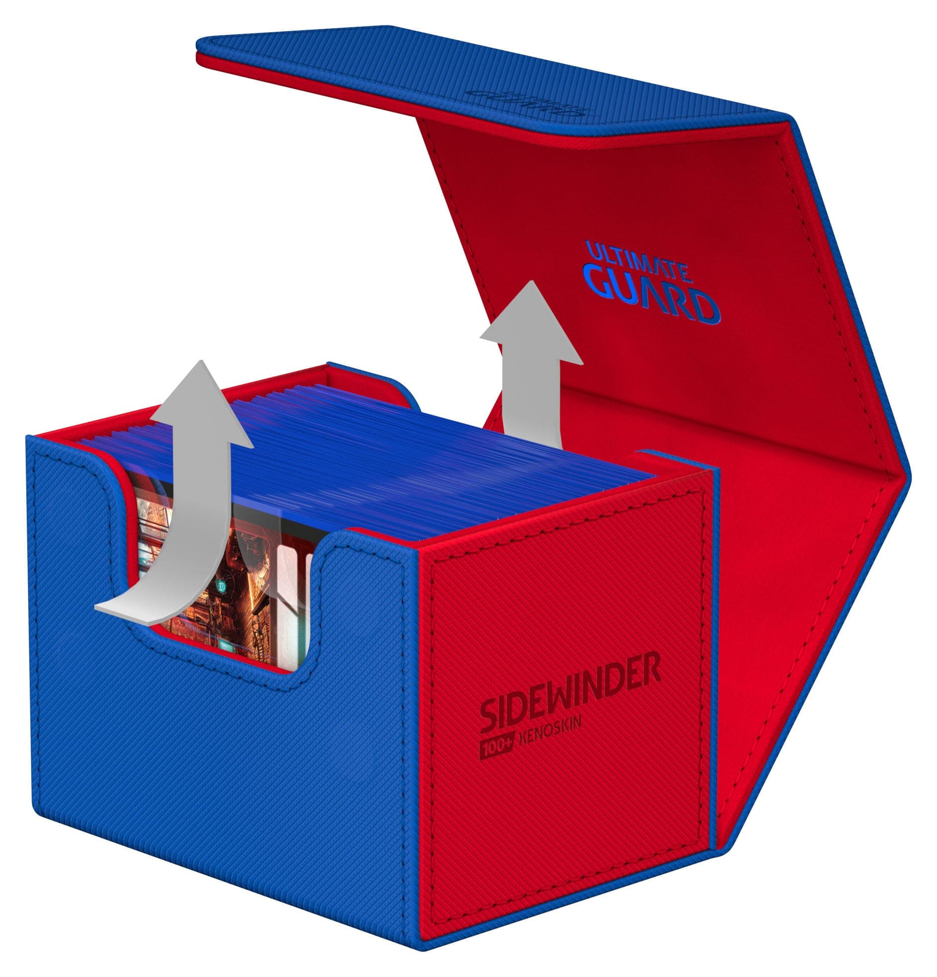 Produktbild Ultimate Guard Sidewinder 100+ XenoSkin SYNERGY Blau/Rot 5 von 7