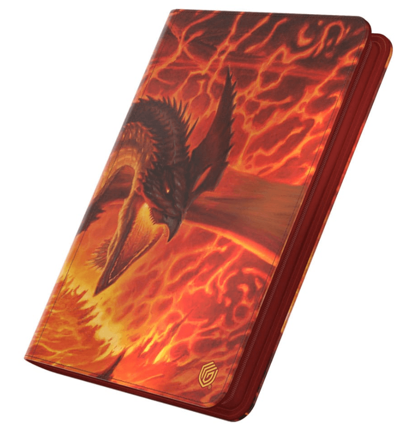 Ultimate Guard Zipfolio 360 Xenoskin Magic: The Gathering "Tarkir: Dragonstorm" - Magmatic Hellkite