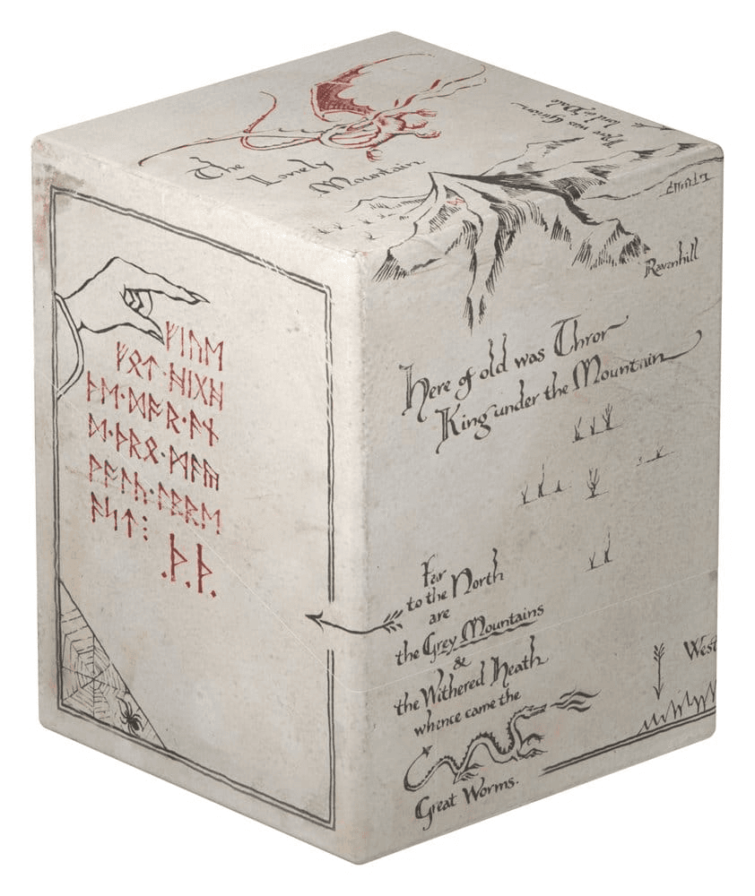 Ultimate Guard The Hobbit RTE Boulder 100+ Thrórs Map Glow in the Dark Deckbox